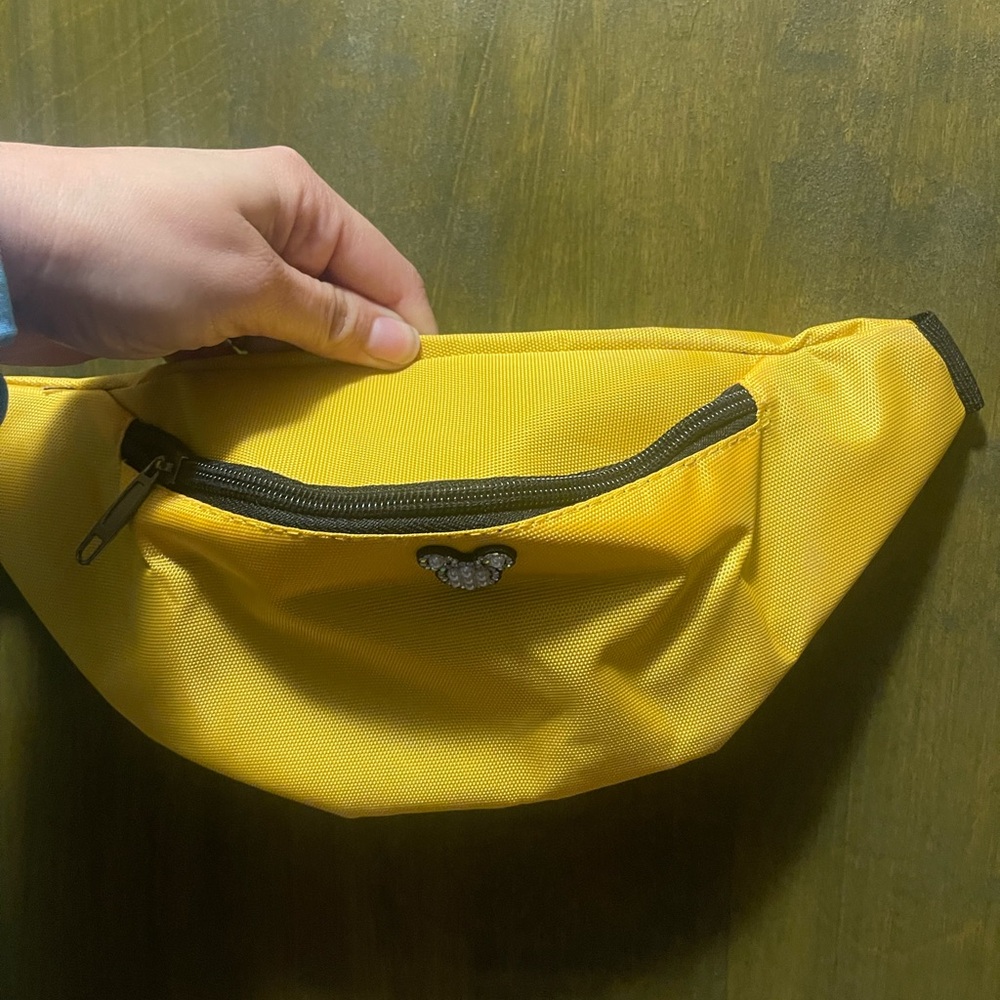 Yellow Mickey belt bag